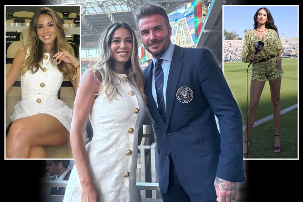 场外靓丽风景线?世俱杯女主持秀美腿，卡里乌斯妻子依旧动人